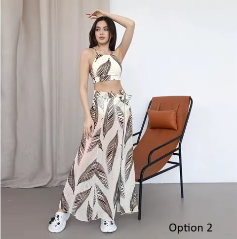 New Sexy Leaf Design Two-Piece Swimsuit Set CODE: KAR3894