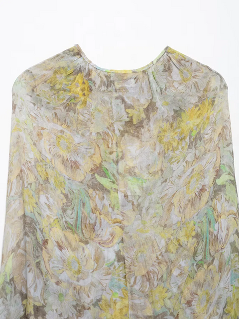 New Long Printed Casual Summer Autumn Wear CODE: KAR3902