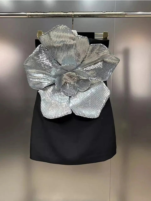 New Strapless High Waist Slimming Sleeveless Dress CODE: KAR3994