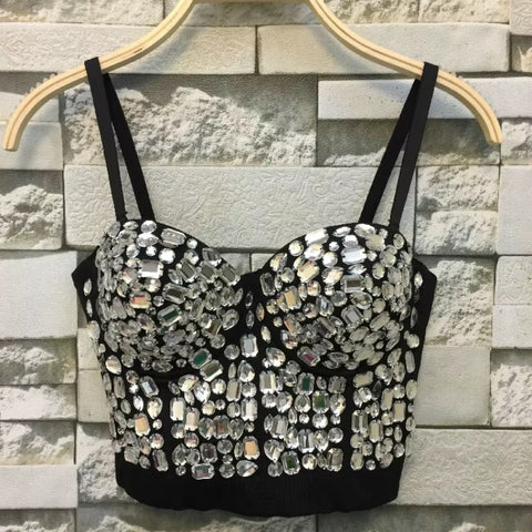 gauze harness corset beads vest CODE: mon1140
