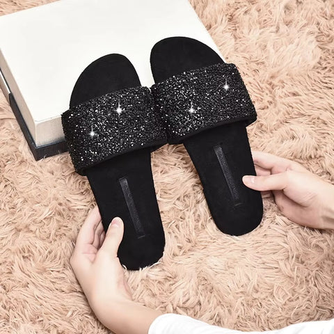 sequin flip-flops non-slip Flats CODE: mon1322