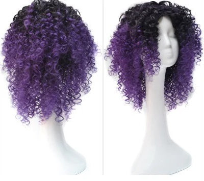 short curly hair hood Fiber Wire Wig CODE: mon1408