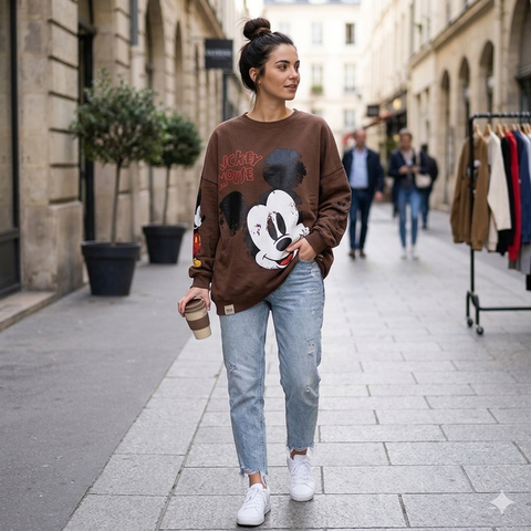 Disney Mickey Mouse Long Sleeve Sweatshirt CODE: READY1036