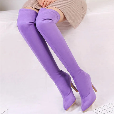 high heel pointed stretch boot SIZE: 42 CODE: READY1047