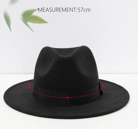 Autumn and winter new large brimmed fashionable hat CODE: READY1176