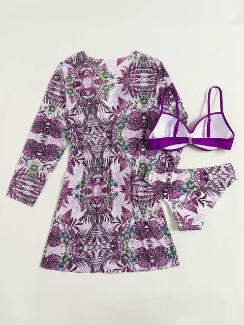 Summer Three Pieces Bikini Set Swimsuit CODE: READY1186