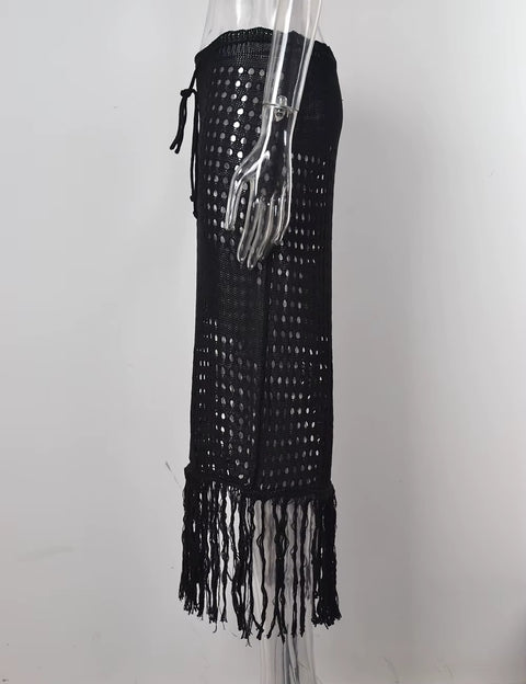 New Tassels Knit Skirt CODE: READY1201