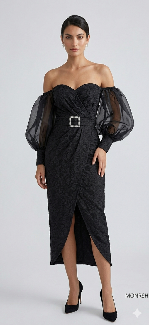 Long Banquet Off Shoulder Strapless Dress CODE: READY1473