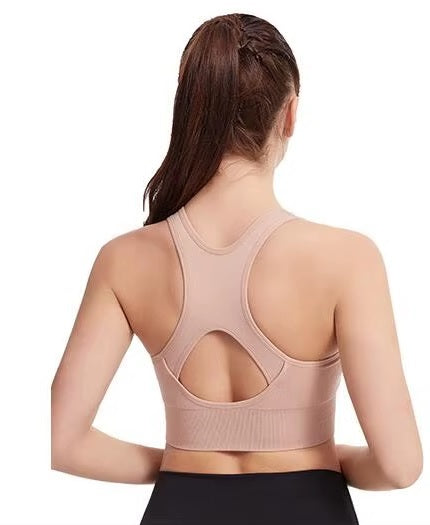New Front Zipper Push Up Wireless Sports Bras CODE: REDAY1589
