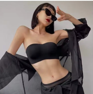 New non-slip non-marking bandeau big breasts show wrap bra CODE: READY1590