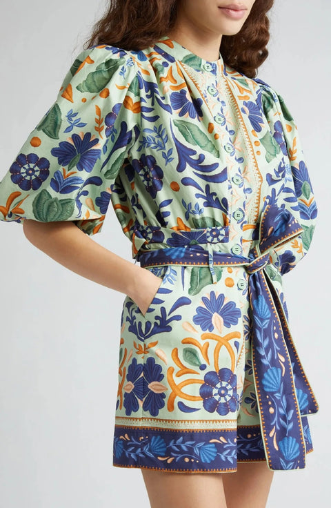 Printed Single Breasted Strap Street Jumpsuit CODE: READY1632