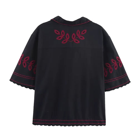 Fashion Cutwork Embroidery 2 Pieces Set CODE: READY1698