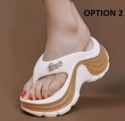 New Platform Flip Flops High Heel Slippers SIZE: 37-38 CODE: READY1781
