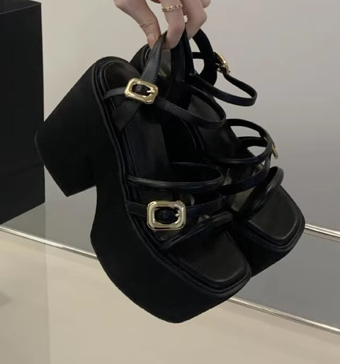 New Open Toe High Heels Platform Sandal CODE: KAR4036