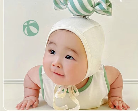 Funny Candy Newborn Baby Boy Girl Summer Lovely one-Piece Short Jumpsuit with Hat CODE: RSH011