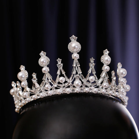 New Bride Wedding Crown Headdress Pearl headpiece Wedding Hair Accessories CODE: KAR1014