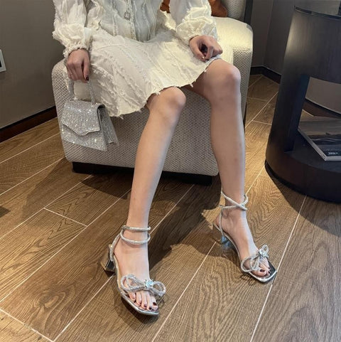 Sexy Pumps Buckle Square heels Party Wedding Dress Sandals CODE: KAR1027