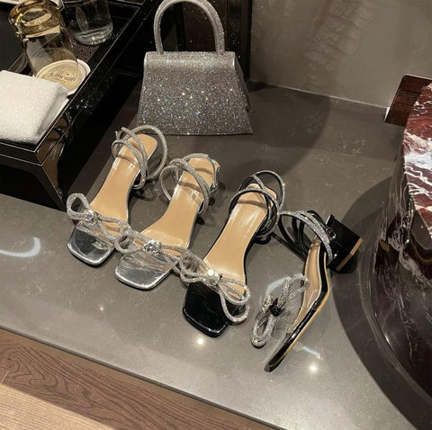 Sexy Pumps Buckle Square heels Party Wedding Dress Sandals CODE: KAR1027
