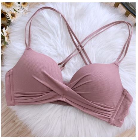 Fashion Bra Padded Bralette Cross Back Sexy Wireless Lingerie CODE: KAR1046