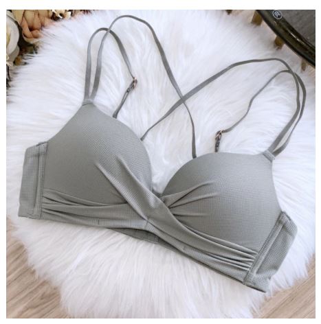 Fashion Bra Padded Bralette Cross Back Sexy Wireless Lingerie CODE: KAR1046