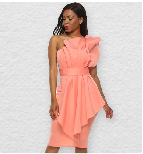 Bodycon Off Shoulder Backless Evening Party Sexy Tube Top Dress CODE: KAR1082