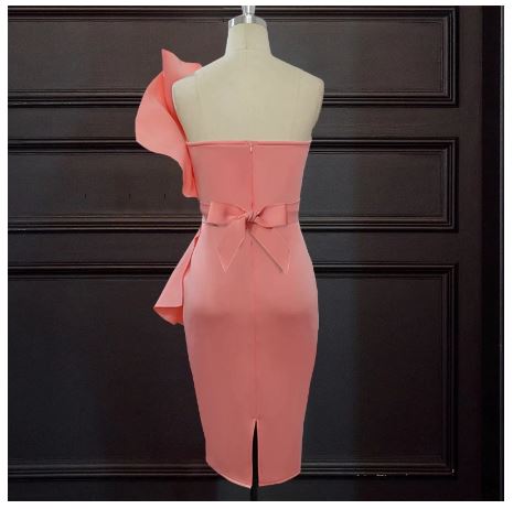 Bodycon Off Shoulder Backless Evening Party Sexy Tube Top Dress CODE: KAR1082