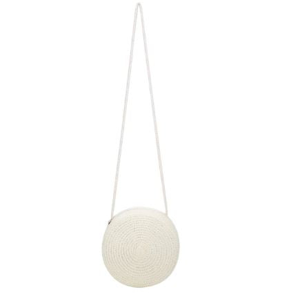 New Round  Small Beach Travel Shoulder Casual style Retro Cross Body Bag CODE: KAR1092