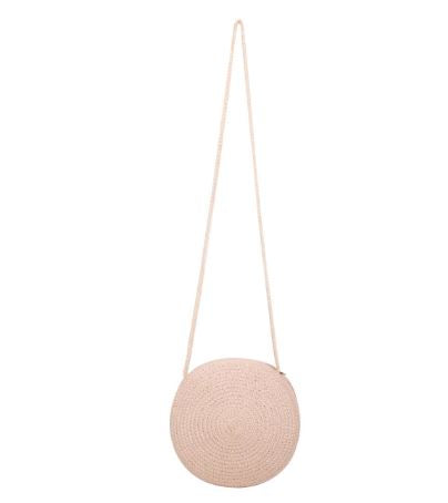 New Round  Small Beach Travel Shoulder Casual style Retro Cross Body Bag CODE: KAR1092