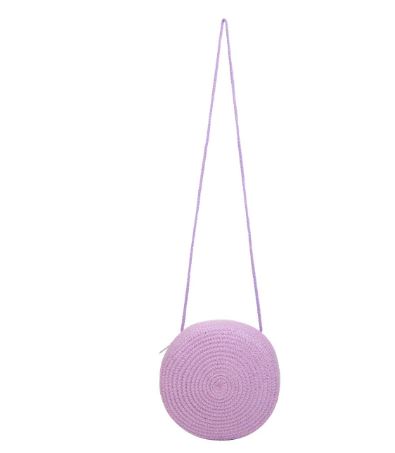 New Round  Small Beach Travel Shoulder Casual style Retro Cross Body Bag CODE: KAR1092