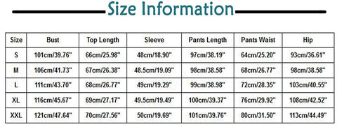 2 Piece Pajama Set Pullovers Long Sleeve Tops And Elastic Waist Pants CODE: KAR1096