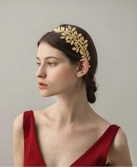 Bridal Leaf Branch Headband CODE: KAR1098