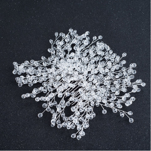 Crystal Beads Hair Combs Made All By Hand Brides Hair Jewelry CODE: KAR1100