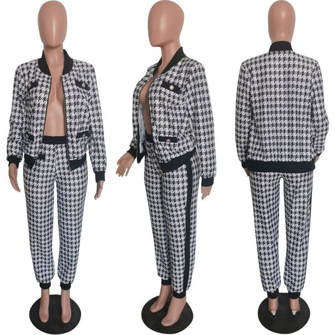 New 2 Piece Sets Elastic Bazin Baggy Pants Rock Style Famous Suit CODE: KAR1104