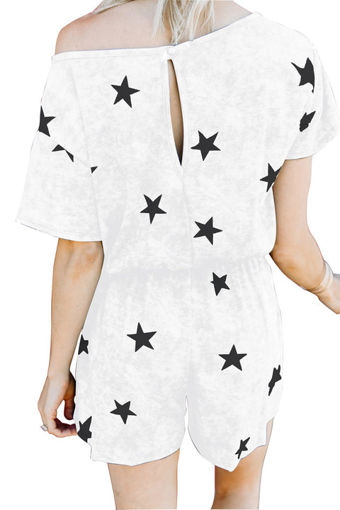 New Sexy Tie-dye Pajamas Printed Cotton Jumpsuit CODE: KAR1110