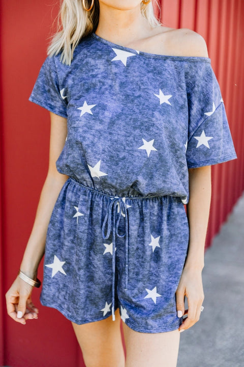 New Sexy Tie-dye Pajamas Printed Cotton Jumpsuit CODE: KAR1110