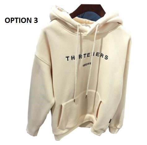 Letter Print Fall Winter High Quality Loose Casual Hoodies CODE: KAR1155