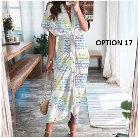 Elegant  Casual Short Sleeve Solid V Neck Beach Button Ruched Bandage Shirt Dress CODE: KAR1163