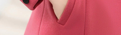 New Spring and Autumn Woolen Long Large Size Coat CODE: KAR1165