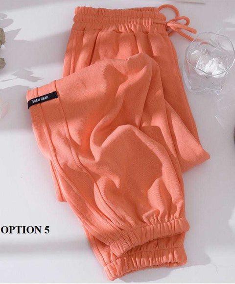 New Spring Collection Loose Casual High Waist Slim Straight Multicolor Sweatpants CODE: KAR1192
