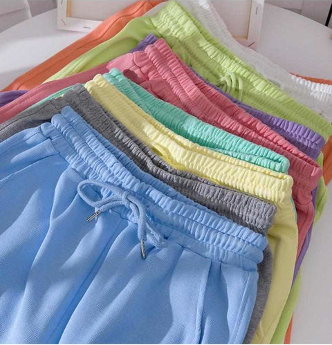 New Spring Collection Loose Casual High Waist Slim Straight Multicolor Sweatpants CODE: KAR1192