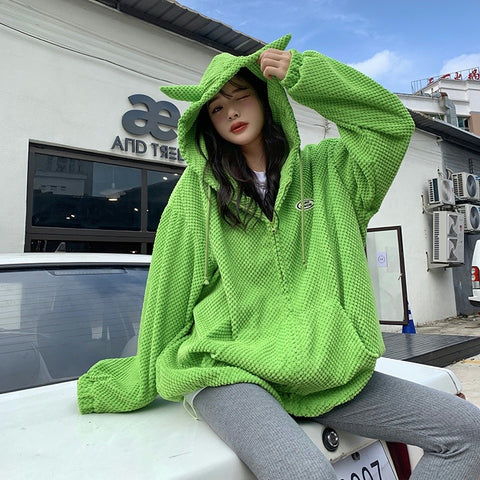 New Casual Hip Hop Oversized Hoodie CODE: KAR1194