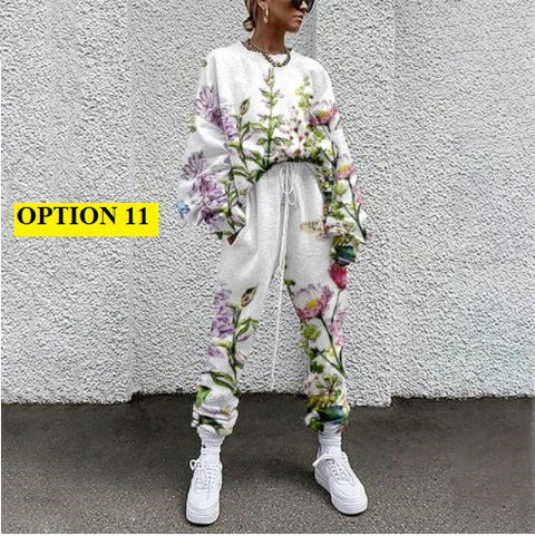 New Collection Fall and Winter Digital Print Grass Pattern Suit CODE: KAR1201