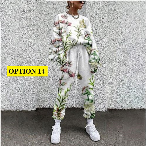 New Collection Fall and Winter Digital Print Grass Pattern Suit CODE: KAR1201