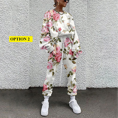 New Collection Fall and Winter Digital Print Grass Pattern Suit CODE: KAR1201