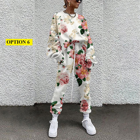 New Collection Fall and Winter Digital Print Grass Pattern Suit CODE: KAR1201