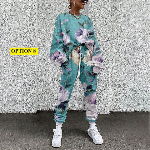 New Collection Fall and Winter Digital Print Grass Pattern Suit CODE: KAR1201