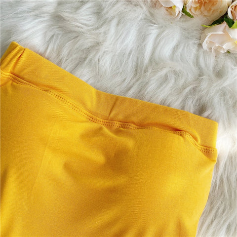 New Collection Casual Strapless Tube Cropped Tank Top CODE: KAR1206