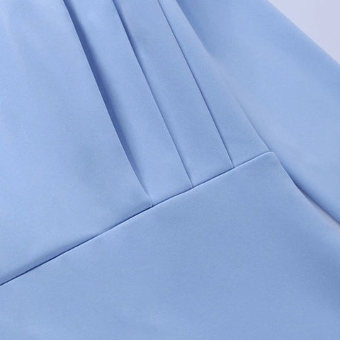 New Casual, High Neck, Long Sleeve, Solid Color Dress CODE: KAR1211