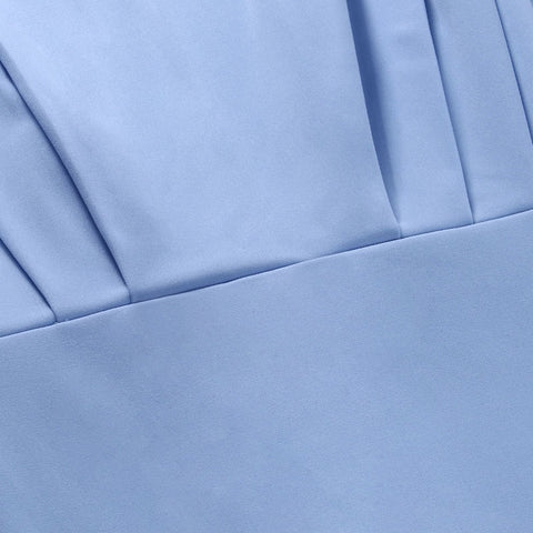New Casual, High Neck, Long Sleeve, Solid Color Dress CODE: KAR1211