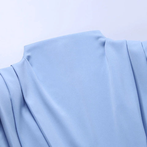 New Casual, High Neck, Long Sleeve, Solid Color Dress CODE: KAR1211